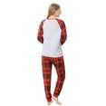 thumbnail image 4 of URMAGIC Matching Family Pajamas Sets Christmas Pj's with Lettler Print and Cartoon Elk Tee and Bottom Loungewear, 4 of 4