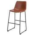 thumbnail image 3 of FCH 2pcs Wrought Iron Bar Stool Up to 47*35*100cm Bronze Color N101, 3 of 24