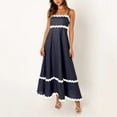 thumbnail image 2 of Summer Dresses For Women 2024 Vacation Casual Fashion Sleeveless Dress Summer Loose Sexy A Line Dress Beach Vacation Long Maxi Dresses, 2 of 5