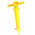 thumbnail image 4 of de pesca Soporte para sombrilla con punta Ancla Verano Práctico Inserto duradero Enchufe Soporte para sombrilla para Parque Césped Amarillo, 4 of 8