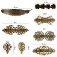 thumbnail image 4 of 8pcs Vintage Metal Hair Clips, DISEN Retro French Hair Barrettes for Women and Girls, Bronze Hair Pins in Different Patterns, 4 of 6