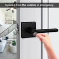 thumbnail image 2 of Keyed Entry Lever Lock in Matte for Exterior Door HDDBETP, 2 of 6