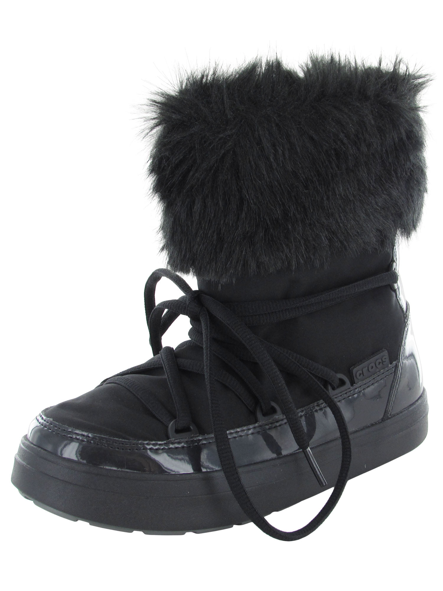 grain triangle hammer Crocs Womens LodgePoint Lace Up Snow Boot Shoes, Black, US 11 - Walmart.com