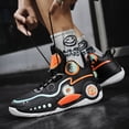 thumbnail image 5 of Men'S High-top Basketball Shoes, Youth Boys' Sports Training Shoes For Outdoor Street Fashion Trend,  For Adults Anti-slip, Wear-resistant, Breathable Sports Shoes, 5 of 9