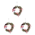 thumbnail image 3 of Advancent Guirnalda de Navidad atmósferas fiesta simulación Navidad guirnalda reutilizable pared decoración interior adorno artesanal Type4 NO4, 3 of 6