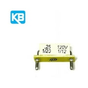 KB electronics 9836 Horsepower resisitor , Motor Control Plog- In Horsepower Resistor #9836, .25 Ohms (Range: 1/20-1/12 Hp at 90V-130,   1/10-1/6 Hp at 180V-240V).