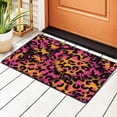 thumbnail image 2 of PUREYAH Front Door Mat Indoor Entrance, Non-Slip Washable Abstract Pink Animal Print Decorative Rug Carpet for Bedroom Living Room Bathroom 72"x48", 2 of 8