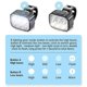 thumbnail image 4 of Bike Light Set Super Bright,Bike USB Rechargeable LED Light,Bike Light for Night Riding,Bike Front, 4 of 5