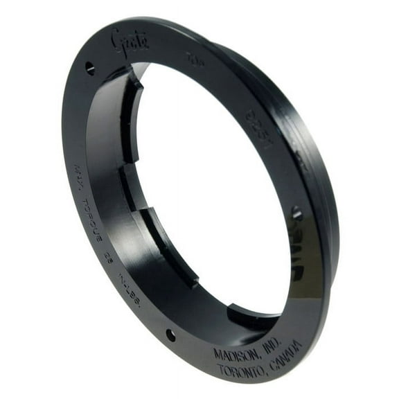 Grote 92512 - Grommet, 4", Black, Theft-Resistant Flange