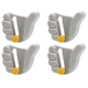 thumbnail image 1 of Soporte para escoba montado en la pared, juego de 4 organizadores autoadhesivos para fregona y escoba, bonito clip para fregona, soporte ajustable para escoba para baño, cocina, garaje, cuarto de lavado Sincero Electrónica, 1 of 5