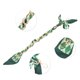 thumbnail image 3 of Ofertas Únicas 1 Pc Cadena Extensora de Bolsa a Cuadros para Viajar Verde Aleación Poliéster, 3 of 5