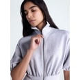 thumbnail image 4 of Scoop Women's and Women's Plus Scubaknit Zip Front Dress, Sizes XS-4X, 4 of 5