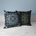 thumbnail image 6 of Vine Visions Throw Pillow with Removable Cover in Black 16x16, 6 of 6