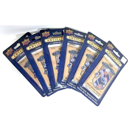 Upper Deck Memorabilia 2008-09 Upper Deck Artifacts NHL Hockey 6 Blistered Booster Packs - Find Great Memorabilia Hits! ()