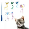 thumbnail image 3 of Interactive Teaser Toy for Cats Retractable Cat Teaser Fun Toy Kitten Toys Extendable Cat Feather Toys for Kitten Exercise, 3 of 9