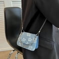 thumbnail image 2 of LHSHID Lace Flower Mini Chain Small Bag New Fashion Lipstick Bag Western Style Casual Trend Simple Shoulder Messenger Bag for Women, 2 of 6