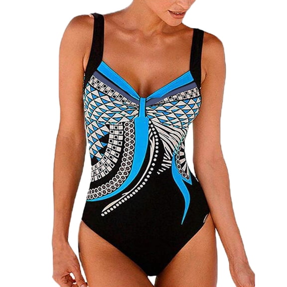 One Piece Swimsuit Women Slimming Swimsuits Full Coverage Swimsuits Full Piece Swimsuits Swim Suits for Women 2026 Athletic Swimsuits for Women Plus Size One Piece Swimsuit,Blue,L