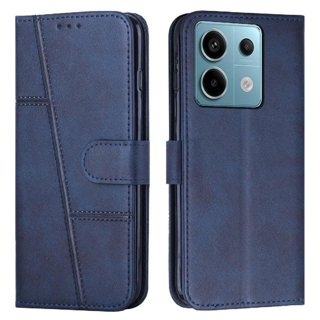 Funda Flip para FOXDOCK Xiaomi Redmi Note 13 pro – Carcasa delgada y resistente a impactos con soporte para uso diario y profesional