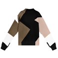 thumbnail image 2 of Vedolay Womens Long Sleeve Tops Women's 2023 Long Sleeve Neck Oversized Pullover Sweater Knit Tops,B S, 2 of 4
