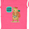 thumbnail image 4 of Inktastic Hiker Backpacking I Love Hiking Boys or Girls Baby Bodysuit, 4 of 5