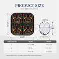 thumbnail image 3 of Gaeub Mexican Flower 2 Print 2-Piece Windshield Sun Shade,Foldable Car Front Window Sunshade,for Most Cars SUV Truck,Heat Blocker Visor Protector-Small, 3 of 6