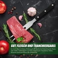 thumbnail image 4 of Wosthever 2 piezas de tenedor para parrilla, accesorios profesionales para asar a la parrilla, mango de madera, tenedores para barbacoa, carne Estufas de camping, 4 of 6