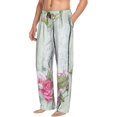 thumbnail image 6 of Naloa Vintage Wood with Floral Pajama Pants Men, PJ Bottoms, Sleep & Lounge Pants-X-Large, 6 of 6