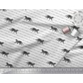 thumbnail image 3 of Soimoi Black Cotton Duck Fabric Dot & Cat Animal Decor Fabric Printed Yard 42 Inch Wide, 3 of 3