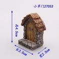 thumbnail image 2 of 3pcs Mini Door Fairy Garden Accessories Miniature Door Fairy Garden Tree Door, 2 of 10