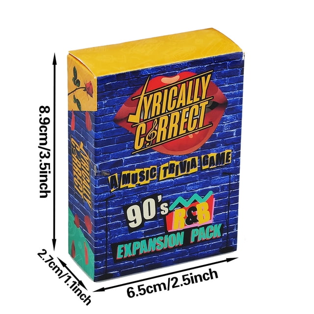 Jeu Musical Paroles Correctes, Soirée Jeux pour Adultes et Cartes de Fête Amies trivia Amusantes