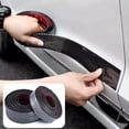 thumbnail image 3 of SPRING PARK Car Styling Carbon Fiber Rubber Door Sill Protector Trim Strip Decor Sticker, 3 of 7