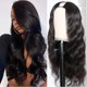 thumbnail image 5 of Peluca en Forma de U Europea y Americana para Mujer, Cabello Largo y Liso, Extensiones de Cabello, 5 of 10