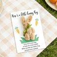 thumbnail image 4 of Cuddly Bunny Pocket Hug, Mini Bunny Hug Gifts for Easter, Handmade Emotional Bunnies Plush, Positive Bunnies Rabbit Hugs with Cards, Easter Basket Stuffers for Friends and Family, 4 of 10