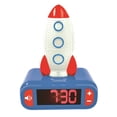 thumbnail image 1 of Lexibook - Reloj Despertador Digital Infantil con Luz Nocturna y Función de Repetición, Cohete Luminoso, Color Azul - RL800SPC, 1 of 5