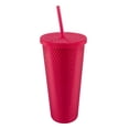 thumbnail image 2 of Vaso Plástico Ambient 21 Estilo Diamante 600 ml Rojo, 2 of 4