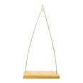 thumbnail image 1 of Soporte de chimen gong stand de madera solo soporte de viento de madera de madera multipropósito multipropósito para salón de té, dormitorio, mesa de, 1 of 9