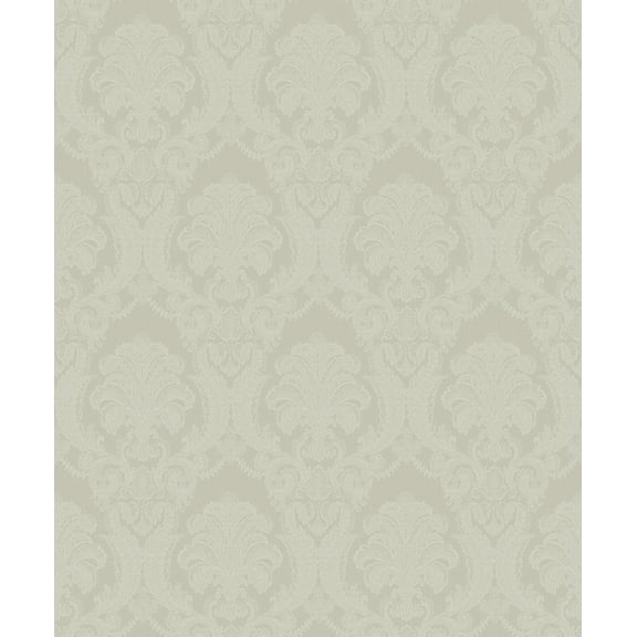 Sirpi Wallcoverings Renatta Off-White Damask Wallpaper