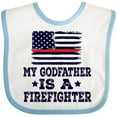thumbnail image 3 of Inktastic Firefighter Godfather Fireman Boys or Girls Baby Bib, 3 of 4