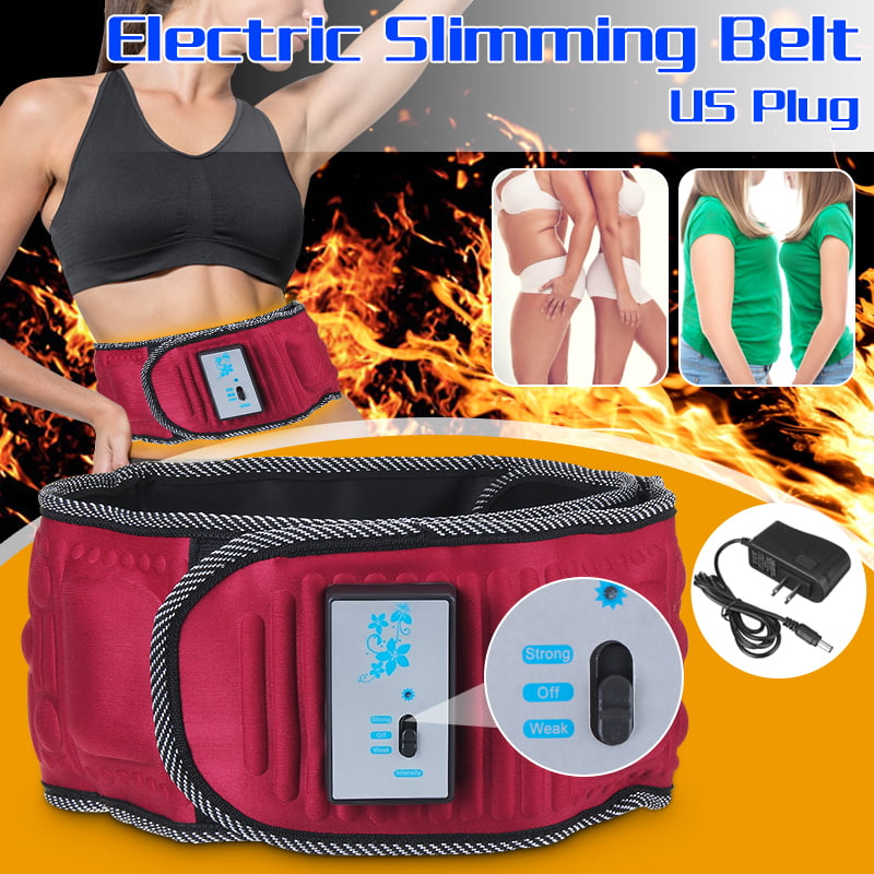 Slimming Belt Electric Vibrating Slimming Belt Electric Weight Lose Magnet Belt Massage Waist Slimming Exercisewaist/Back/Buttocks/Arms/Legs/Thighs/Shoulders/Belly Fat Burning Heating Abdo
