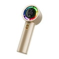thumbnail image 2 of ZhyrZng 2025 New High-speed Refrigeration Fan Handheld USB Brushless Intelligent Digital Display 100 Mini Portable Fan Mini Fan Gold Portable Desktop Handhold Waist Fan, 2 of 6
