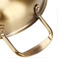 thumbnail image 2 of Gold Korean Ramen Pot Stainless Steel Noodle Pot Portable Kitchen Cooking Pot for Household 24cm / 9.4in, 2 of 4