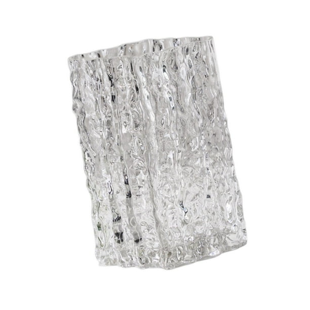 Jarrón de vidrio Jarrón de flores de vidrio Jarrón de mesa Jarrones de arte decorativo Porta plantas Planta Claro