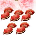 thumbnail image 2 of MasteelfCA 10pcs Chinese Style Coin Purse Shell Shape Bag Fashion Wallets Damask Candy Bag Storage Bag Holder Case, 2 of 5