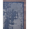 thumbnail image 6 of Abstract Vintage Rug - 2 ft. x 3 ft., Midnight Blue, Indoor/Outdoor Area Rug with Distressed Pattern, Stain Resistant, Washable Rug | Stylish Area Rugs, 6 of 8
