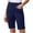 Navy, variant on Admvng Womens Stretch Shorts Plus Size Summer Casual Hiking Shorts