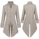 thumbnail image 1 of Men's Rococo Victorian Lace Trim Tailcoat Steampunk Costume Jacket, 1 of 2