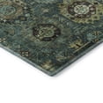 thumbnail image 3 of Addison Rugs Mayfield Premium Machine Washable Traditional Medallions Teal Rectangle Rug, 3' X 5' Machine Washable Traditional Medallions Teal Oversized Sherpa Throw Blanket, 3 of 6