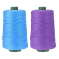 thumbnail image 1 of Polyester Macrame Cord, Polypropylene Craft Crochet Bag Rope Yarn for DIY Projects Light Blue/Purple, 1 of 7