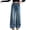 Blue, variant on JLMSPLWG Girls Wide Leg Jeans with Embroidery Kids High Waist Pants Tween Girls Vintage Cute Loose Distressed Jean Teen Girls Gradient Color Preppy Baggy Denim Jean with Pockets Girl Clothes