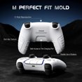 thumbnail image 4 of Compatible with PS5 Game Controller Case, Slip-Resistant Silicone Sleeve with Joystick Cap, 4 of 9